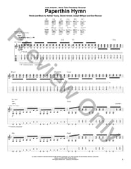 Paperthin Hymn Guitar and Fretted sheet music cover